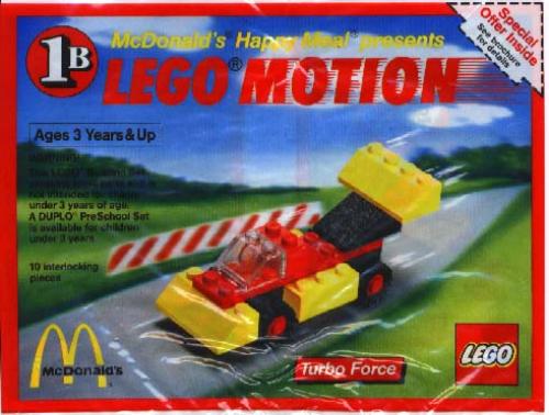 LEGO McDonalds Lego Motion 1B, Turbo Force (1647-1)