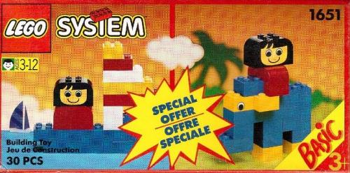 LEGO Basic Basic Building Set Trial Size (1651-1)