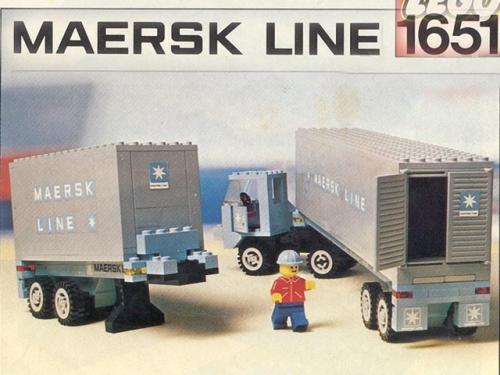 LEGO Classic Town Maersk Line Container Truck (1651-2)