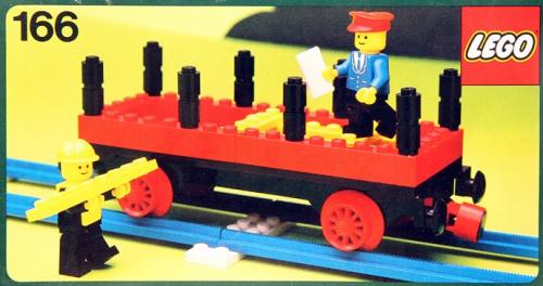 LEGO 4.5V Flat Wagon (166-1)