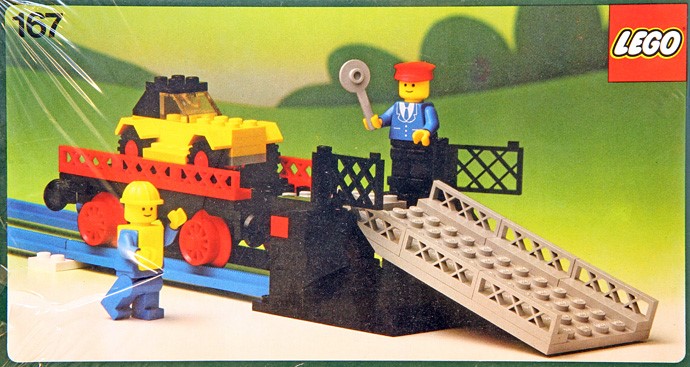 LEGO 4.5V Loading Ramp and Car Transport Wagon (167-1)