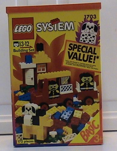 LEGO Basic Dalmatian Station Building Set (1703-1)
