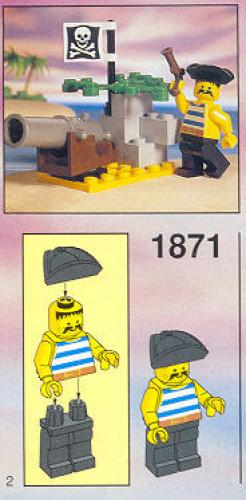 LEGO Pirates I Pirates Cannon (1871-1)