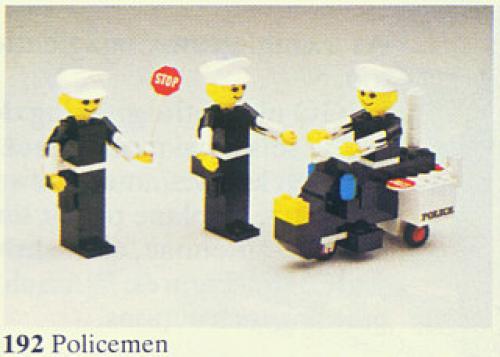 LEGO Building Set with People Policemen (192-1)