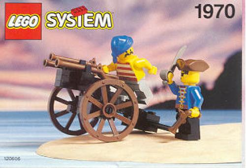LEGO Pirates I Pirate's Gun Cart (1970-1)