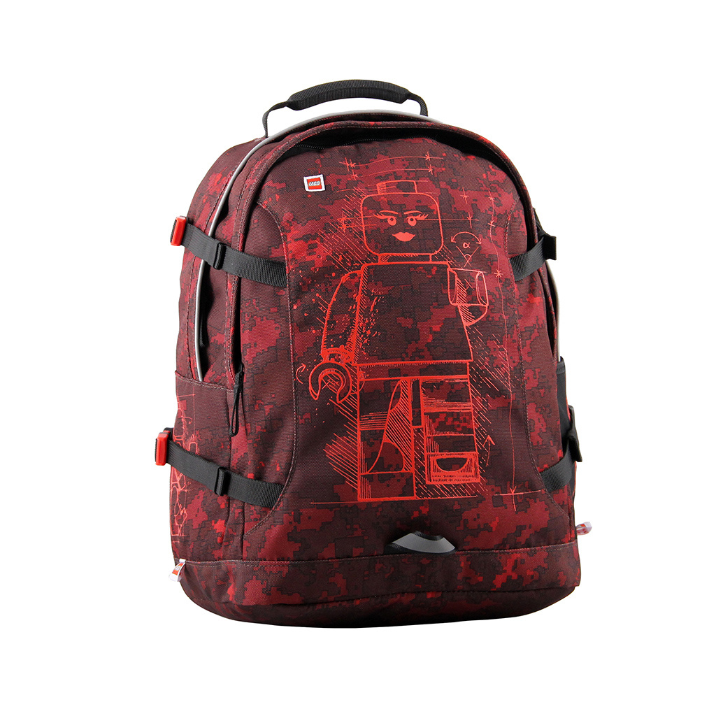 LEGO Bags, Totes, & Luggage Teen Minifigure Burgundy Backpack (200411916-1)