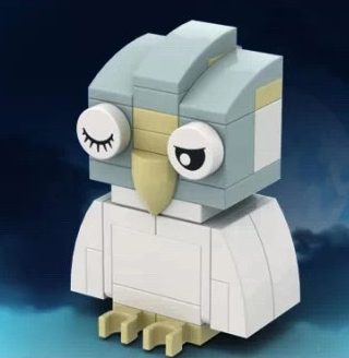 LEGO Monthly Mini Model Build Owl (201908-mmb)
