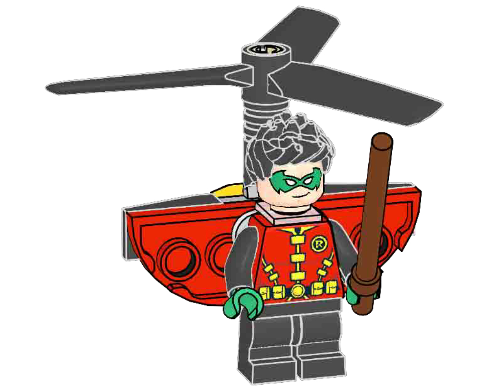 LEGO Batman Robin and Heli-Pack (212221-1)
