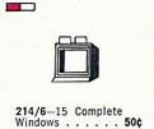 LEGO Supplemental 1 x 2 x 2 Window in Frame (214.6-1)