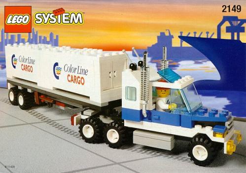 LEGO Classic Town Color Line Container Lorry (2149-1)