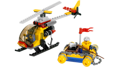 LEGO Harbor Helicopter and Raft (2230-1)
