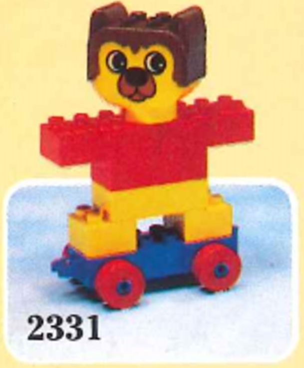 LEGO Basic Set Barney, The Skateboard Bear (2331-1)