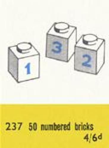LEGO Supplemental Number Bricks (237-1)