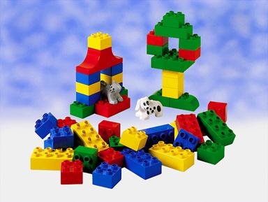 LEGO Basic Set Medium Yellow Bucket (2466-1)
