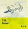 LEGO HO 1:87 Vehicles 1:87 Bedford Flatbed Trailer (254-2)