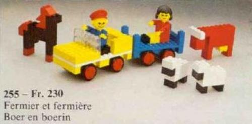 LEGO Building Set with People Farming Scene (255-2)
