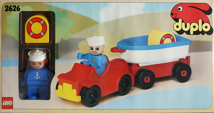 LEGO Town Car and Boat Vacation Trailer (2626-1)