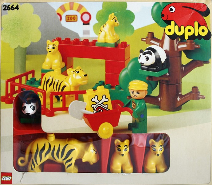 LEGO Town Tiger and Panda Family (Tiger Enclosure) (2664-1)