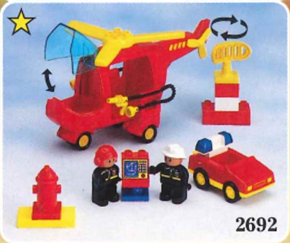 LEGO Town Fire Heliport (2692-1)