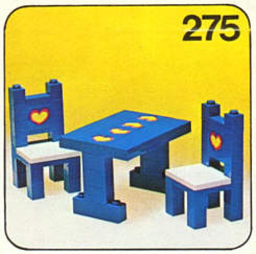 LEGO Homemaker Table and Chairs (275-1)