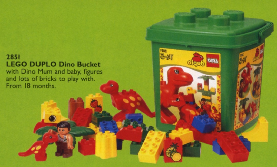 LEGO Dino Medium Dino Bucket (2851-1)