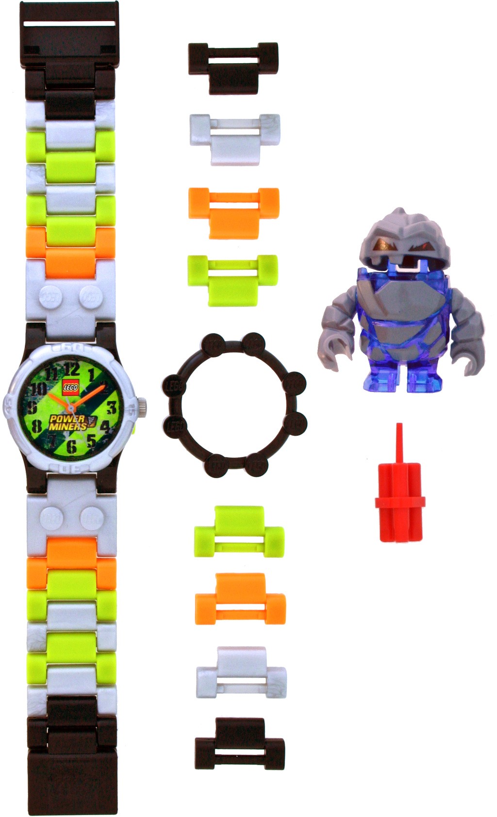 LEGO Clocks and Watches Power Miners Buildable Watch with Toy (2853401-1)