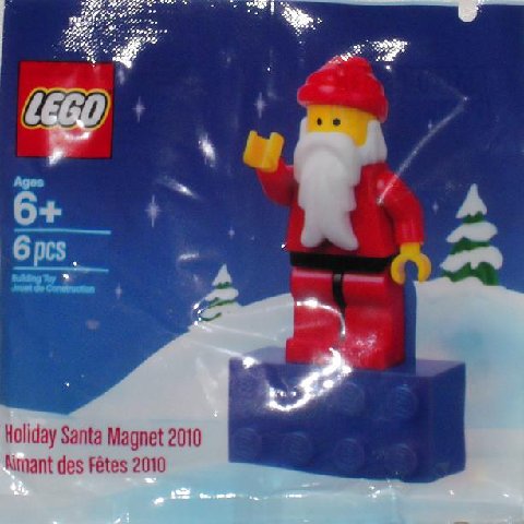 LEGO Magnets Holiday Santa Magnet 2010 (2855167-1)