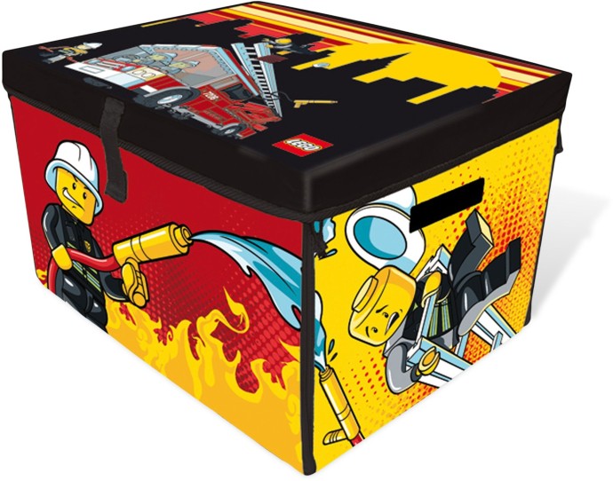 LEGO Storage Firefighter ZipBin Storage Toy Box (2856200-1)