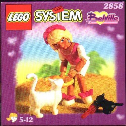 LEGO Belville Girl with Two Cats (2858-1)