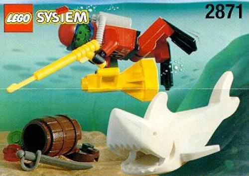 LEGO Divers Diver and Shark (2871-1)