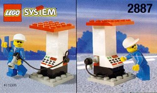 LEGO Classic Town Petrol Station Attendant and Pump (2887-1)