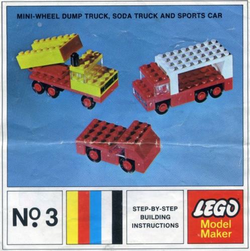 LEGO Samsonite Mini-Wheel Model Maker No. 3 (3-8)