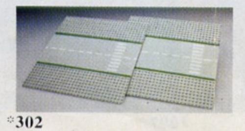 LEGO Classic Town Straight Road Plates (with crosswalk) (302-2)