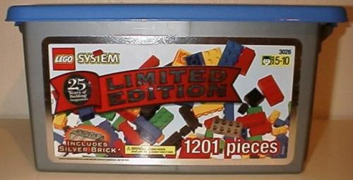 LEGO Basic 25th Anniversary Silver Tub (3026-1)