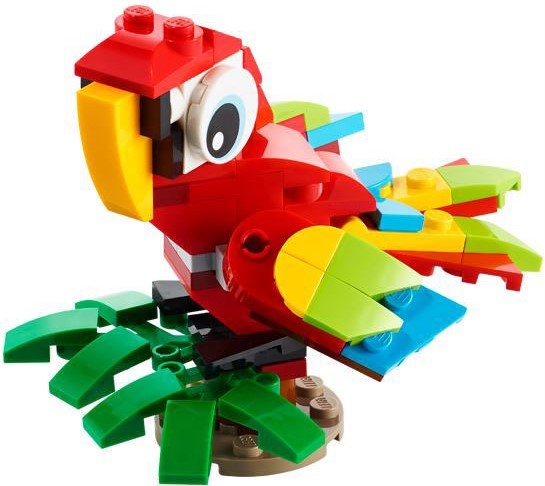 LEGO Creator 3-in-1 Tropical Parrot (30581-1)