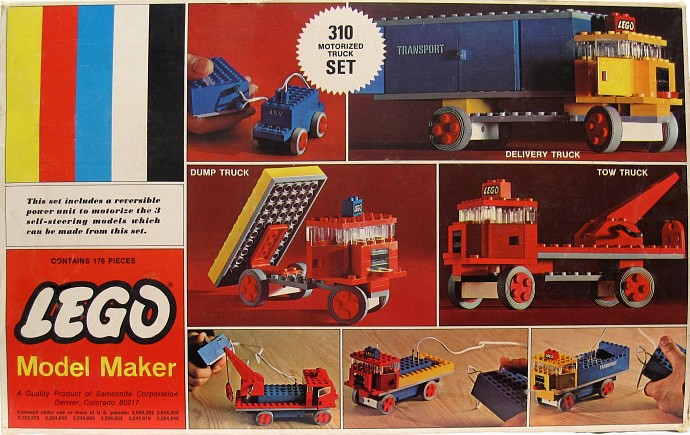 LEGO Samsonite Motorized Truck Set (310-1)