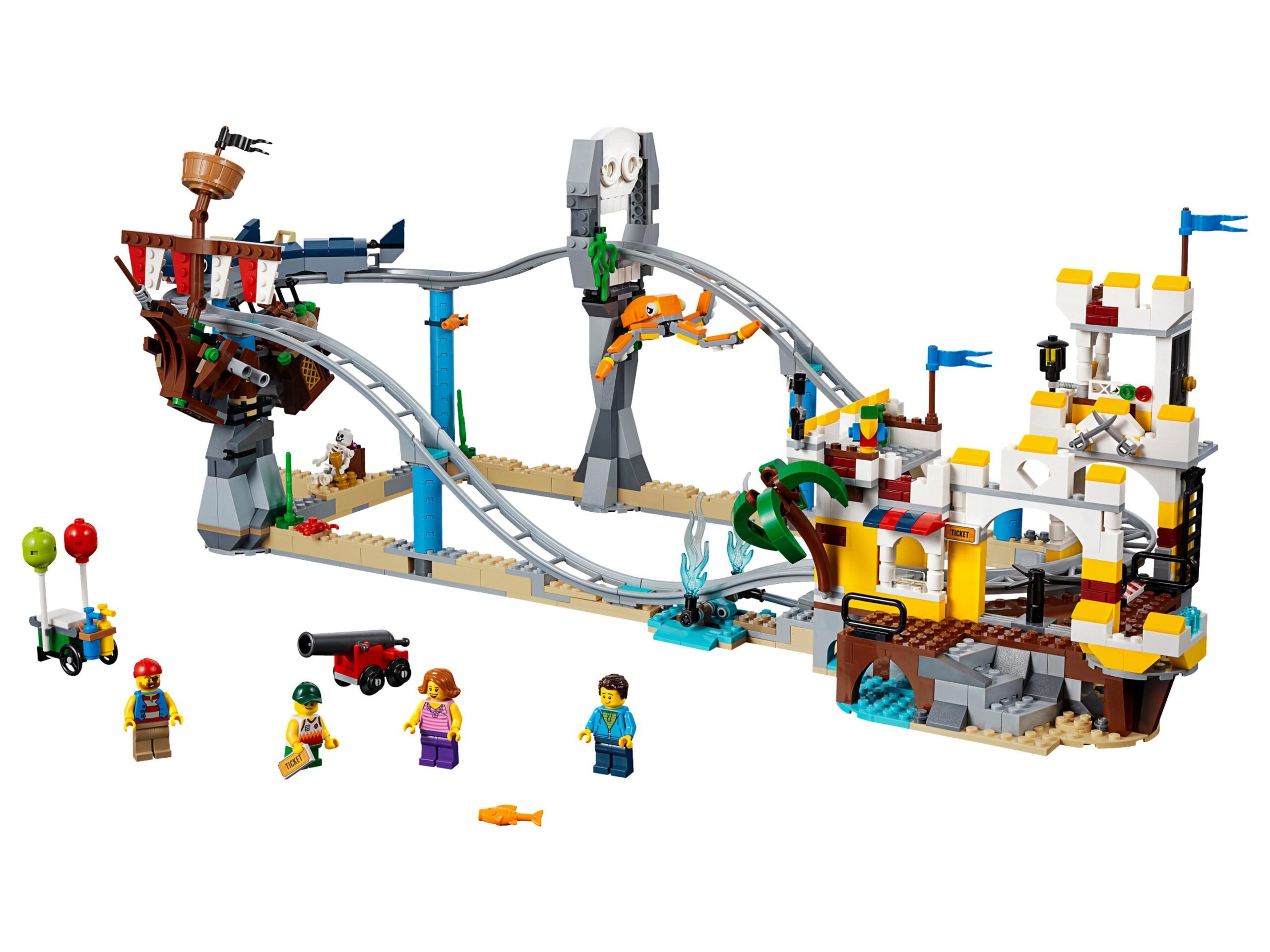 LEGO Creator 3-in-1 Pirate Roller Coaster (31084-1)