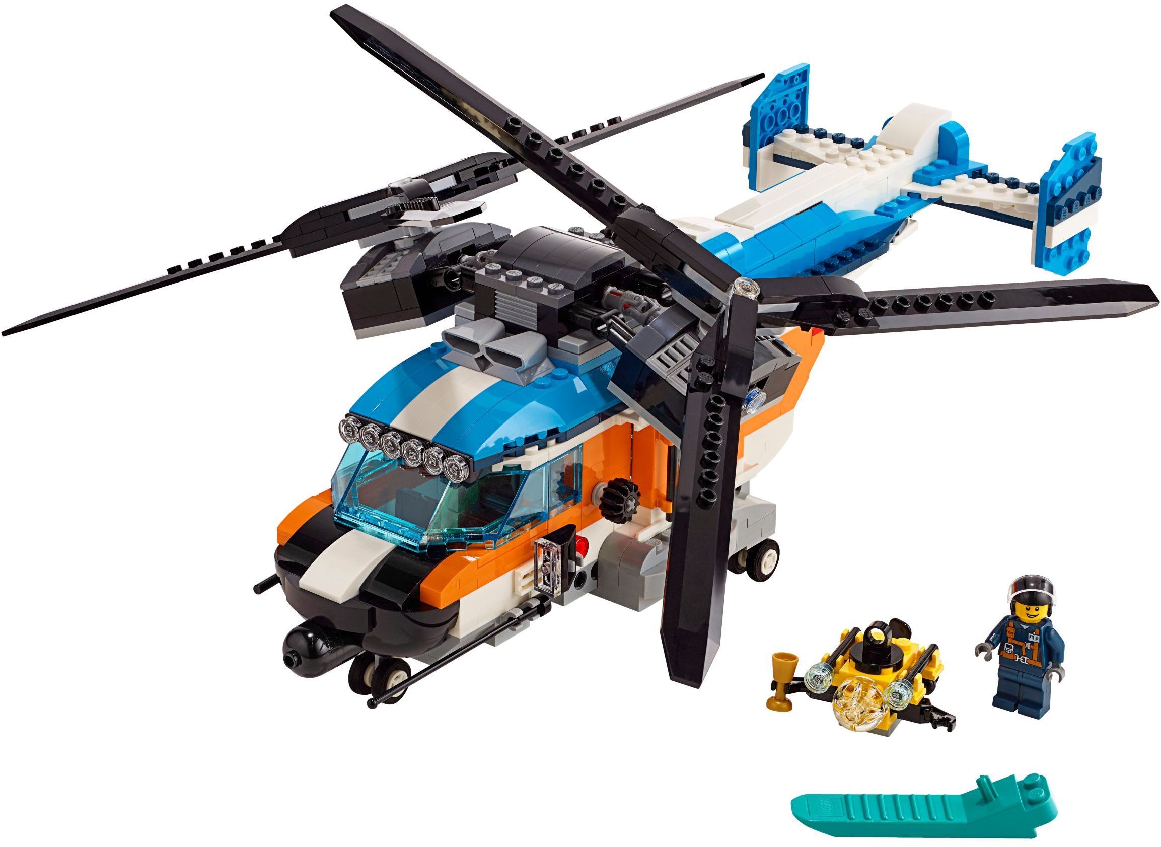 LEGO Creator 3-in-1 Twin-Rotor Helicopter (31096-1)