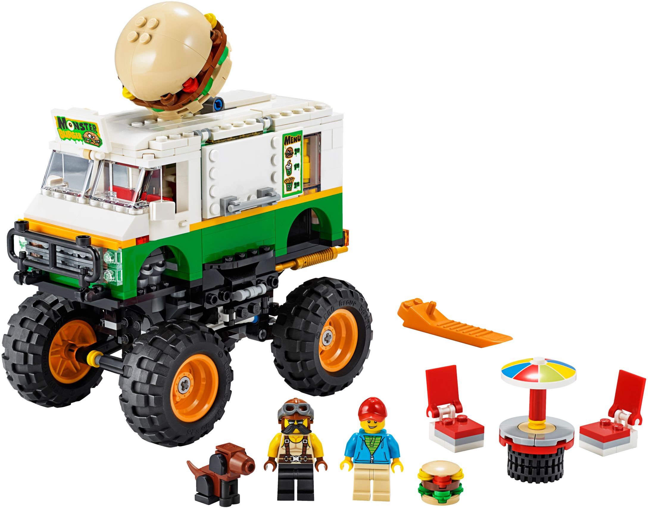 LEGO Creator 3-in-1 Monster Burger Truck (31104-1)