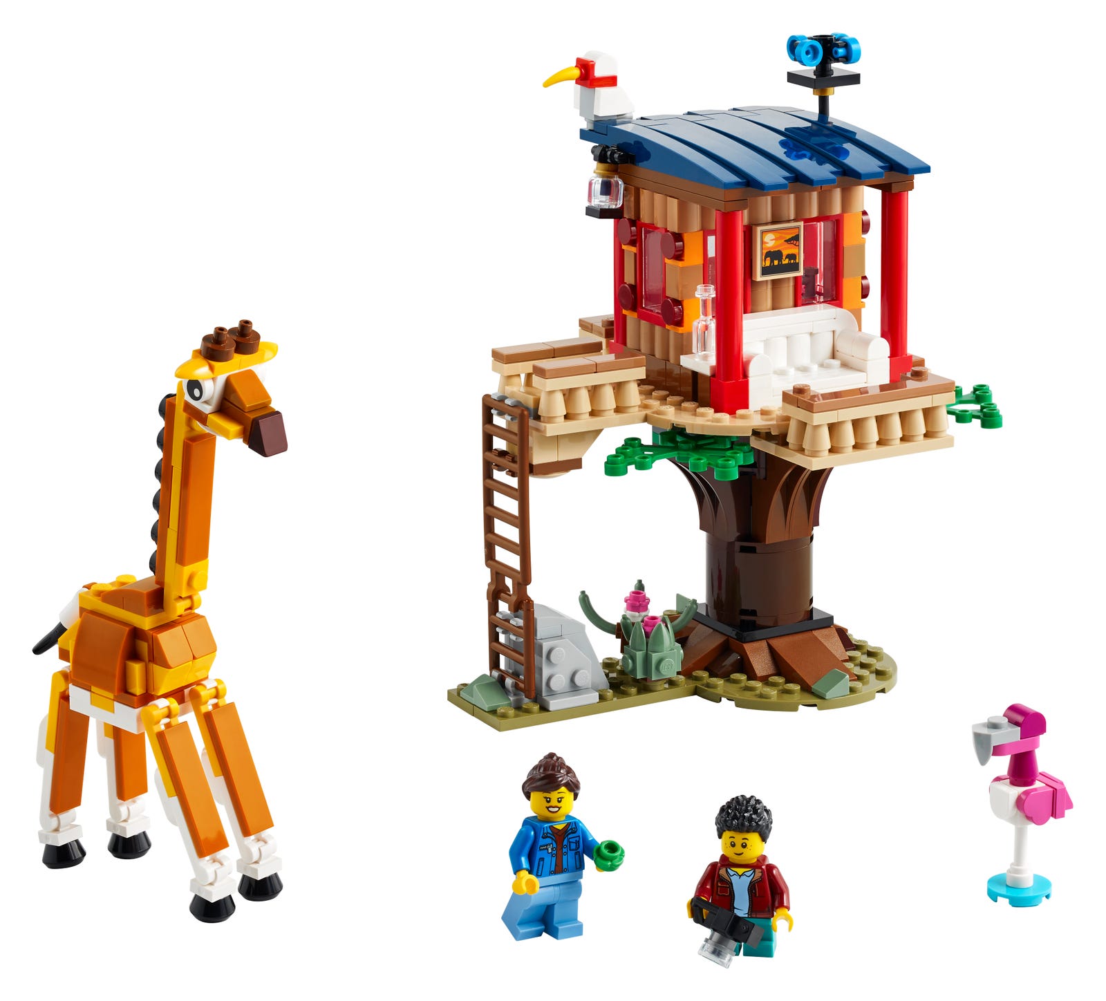 LEGO Creator 3-in-1 Safari Wildlife Tree House (31116-1)