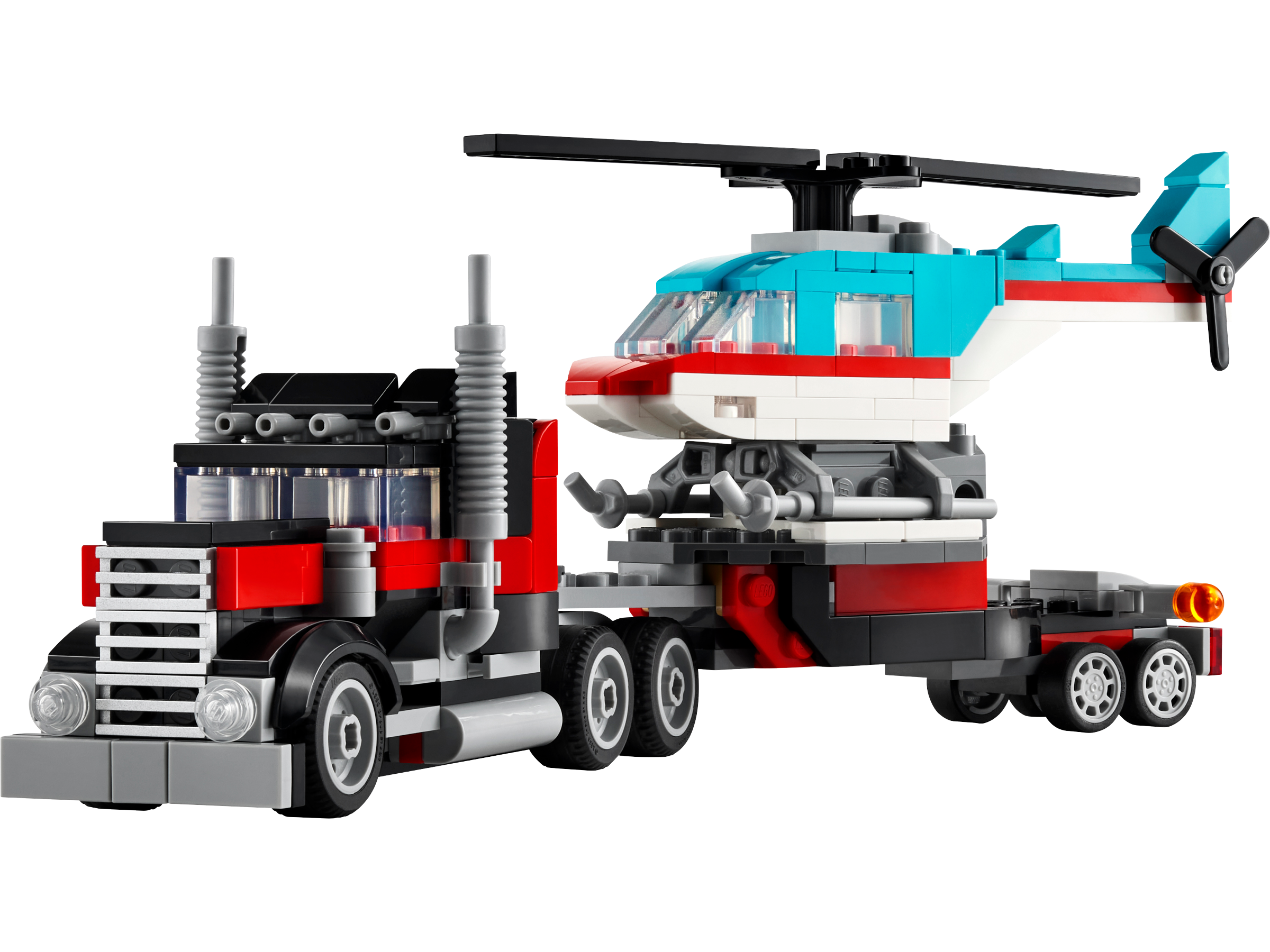 LEGO Creator 3-in-1 Flatbed Truck with Helicopter (31146-1)