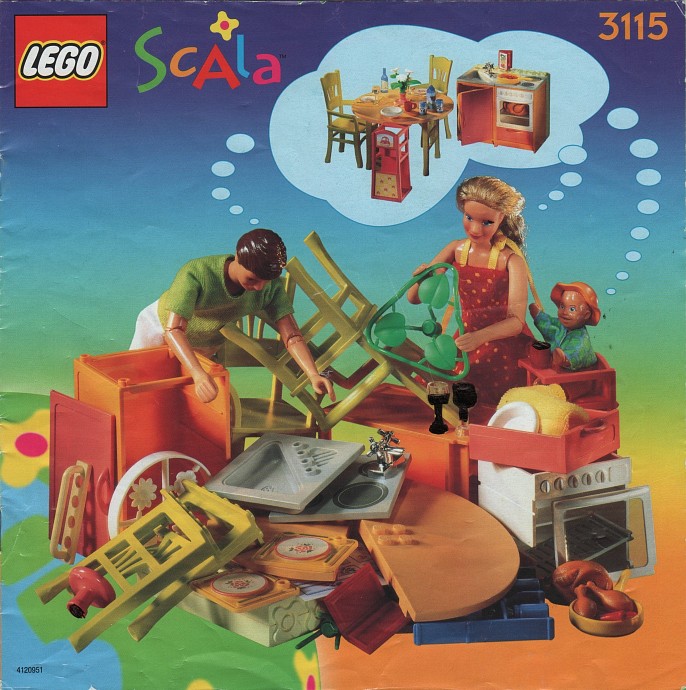LEGO Scala Kitchen (3115-1)