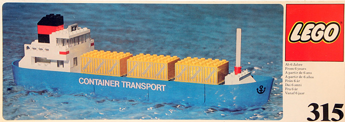 LEGO Boat Container Transport (315-2)