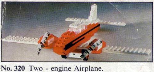 LEGO System Two-Engine Airplane (320-2)
