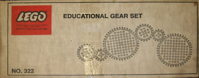 LEGO Samsonite Educational Gear Set (322-4)