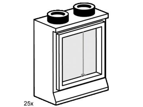 LEGO Bulk Bricks 2 x 2 Window White (3446-1)