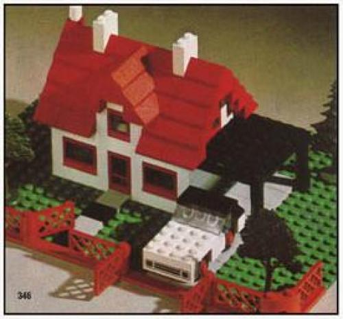 LEGO Building House with Car (346-2)