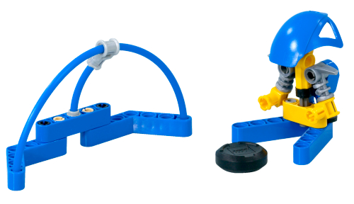 LEGO Hockey Blue Player & Goal (3557-1)