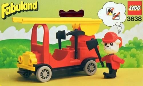 LEGO Fabuland Buster Bulldog's Fire Engine (3638-1)