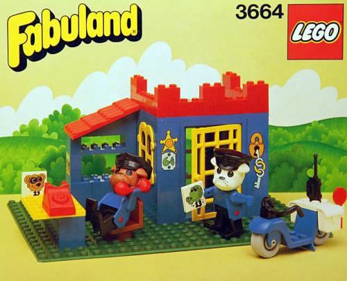 LEGO Fabuland Police Station (3664-1)